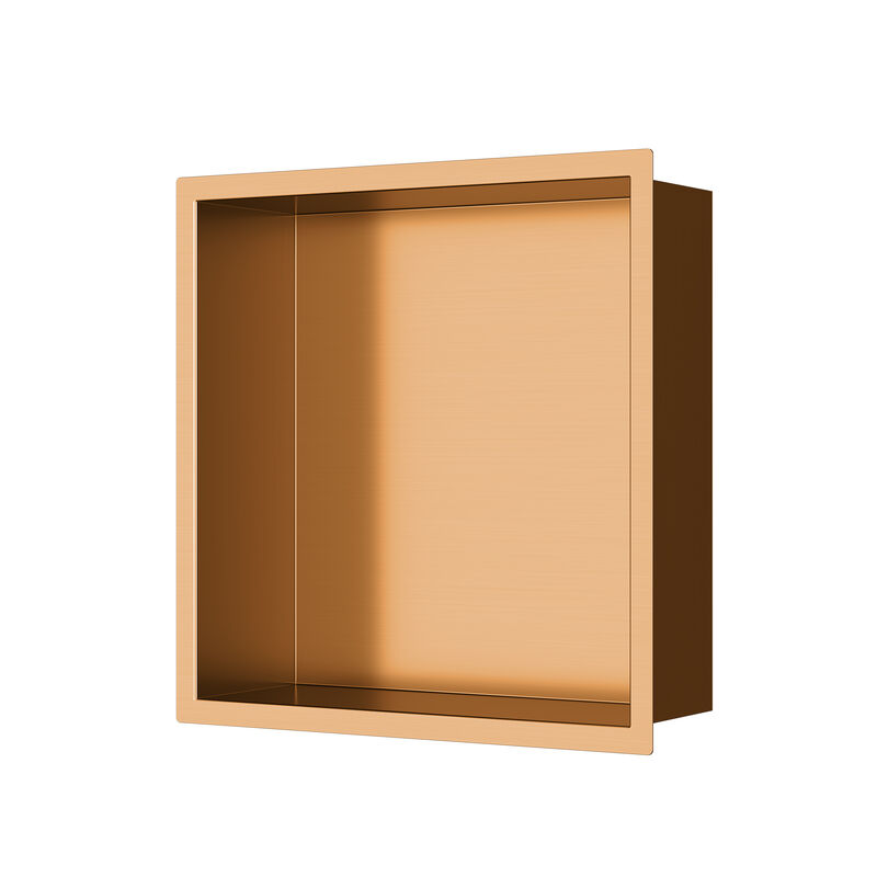 KLIPEN NICHO DECORATIVO 1 CUERPO BLOCK BRONCE 33X33X10CM