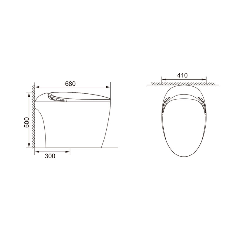 INODORO ONE PIECE SMART ARIAL BLANCO 4.8L 68X41X50 CM