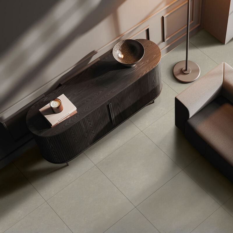 PORCELANATO ESMALTADO CIMENT PLAIN GREY MATE 60X60 CM