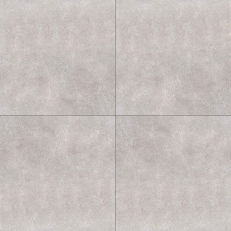 PORCELANATO ESMALTADO CIMENT PLAIN LIGHT GREY MATE 60X60 CM