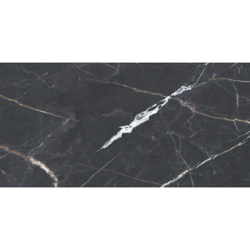 PORCELANATO ESMALTADO VANITY BLACK MATE 60X120 CM