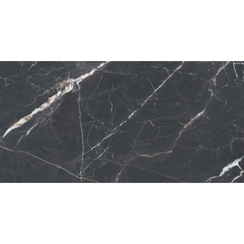 PORCELANATO ESMALTADO VANITY BLACK LAPATO 60X120 CM