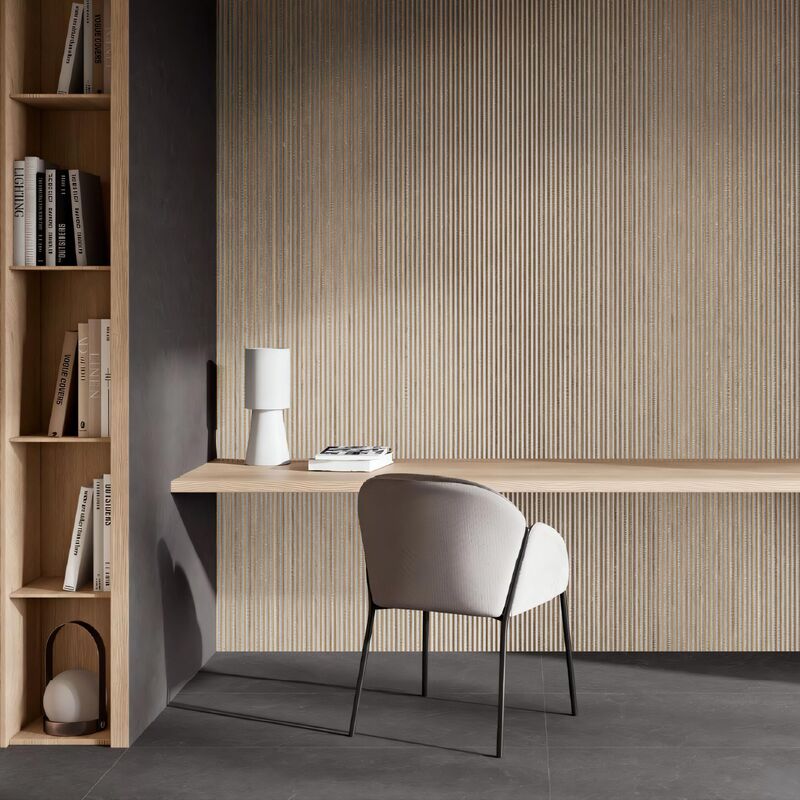 CERÁMICO ESMALTADO BARI SLAT GREY MATE 60X120 CM