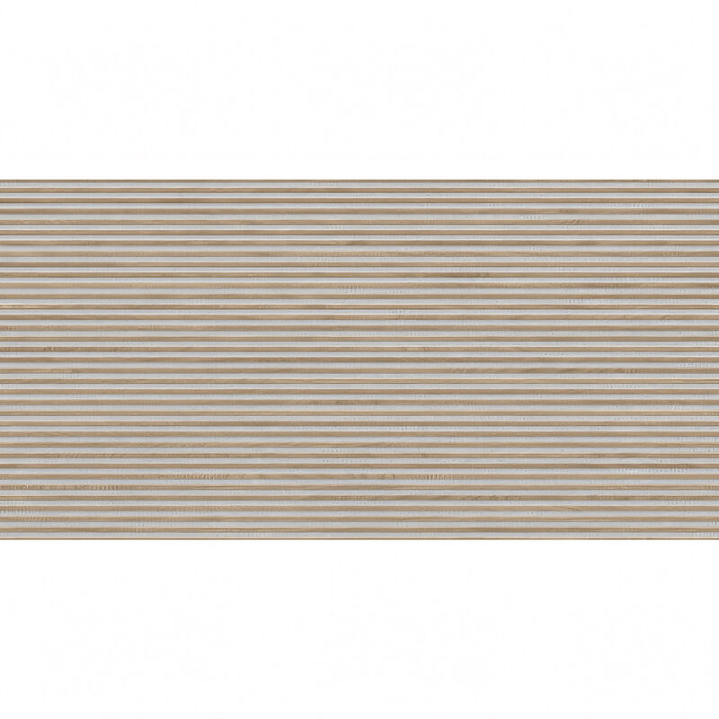 CERÁMICO ESMALTADO BARI SLAT GREY MATE 60X120 CM