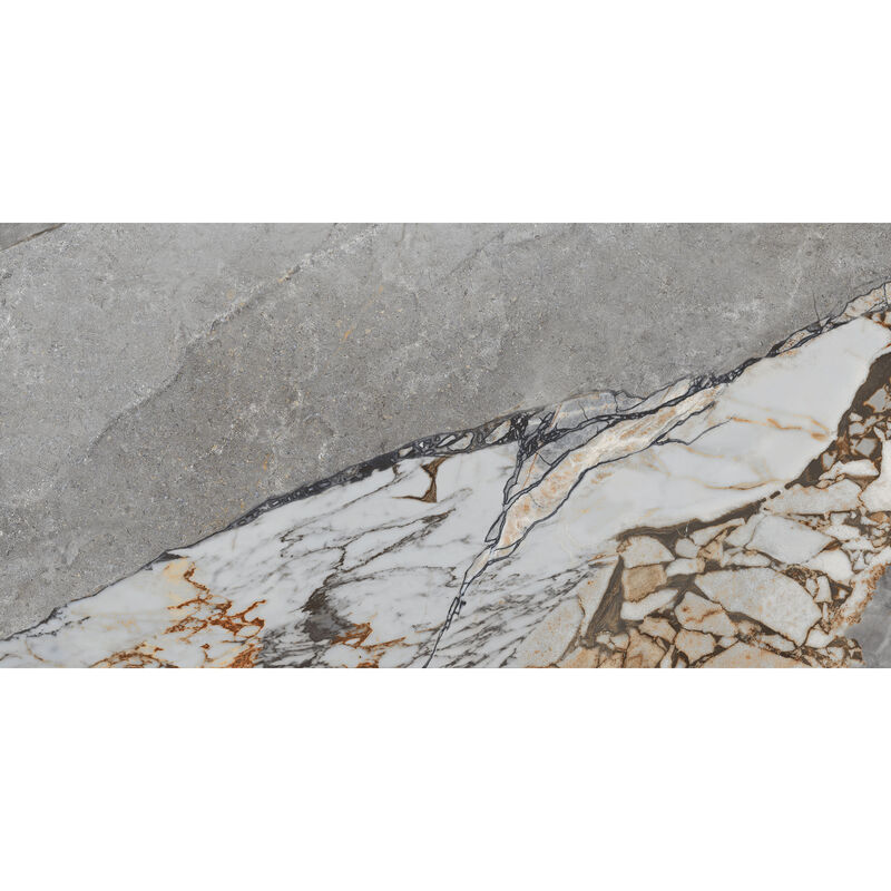 PORCELANATO ESMALTADO MINERAL GRIS MATE 60X120 CM