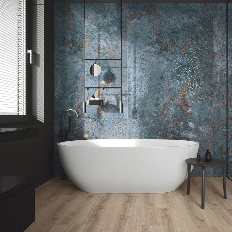 PORCELANATO ESMALTADO BORA BORA TURQUESA MATE 60X120 CM
