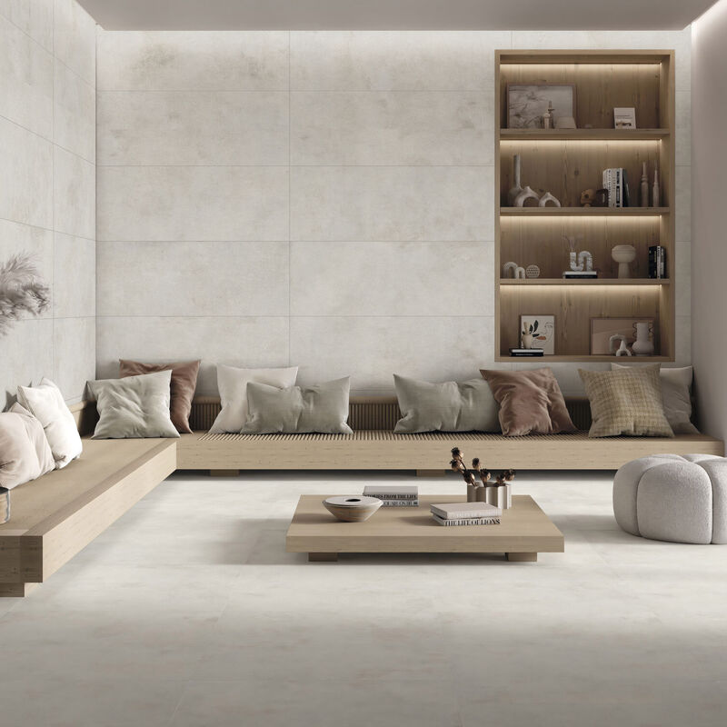 PORCELANATO ESMALTADO VILLAGE SOFT BLANCO MATE 30X90 CM