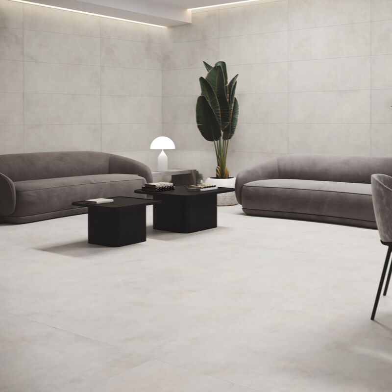 PORCELANATO ESMALTADO VILLAGE SOFT BLANCO MATE 30X90 CM