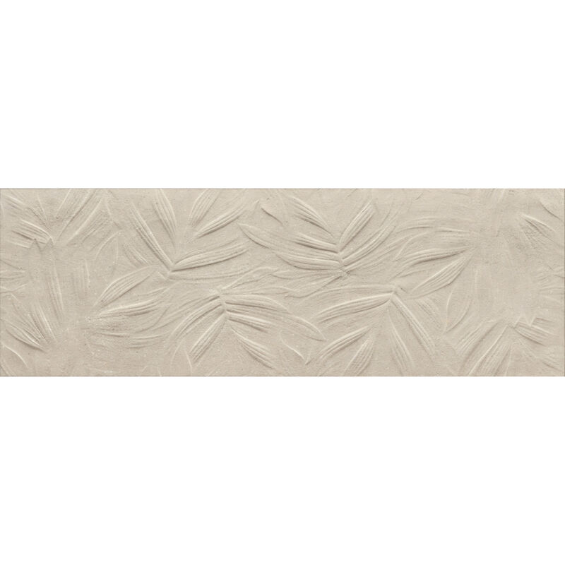 PORCELANATO ESMALTADO VILLAGE SOFT SABLE BLANCO DECORO MATE 30X90 CM