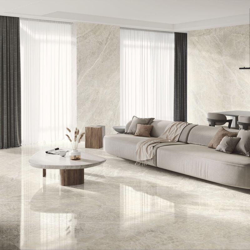 PORCELANATO ESMALTADO ELECTRA ALMOND PULIDO 60X120 CM