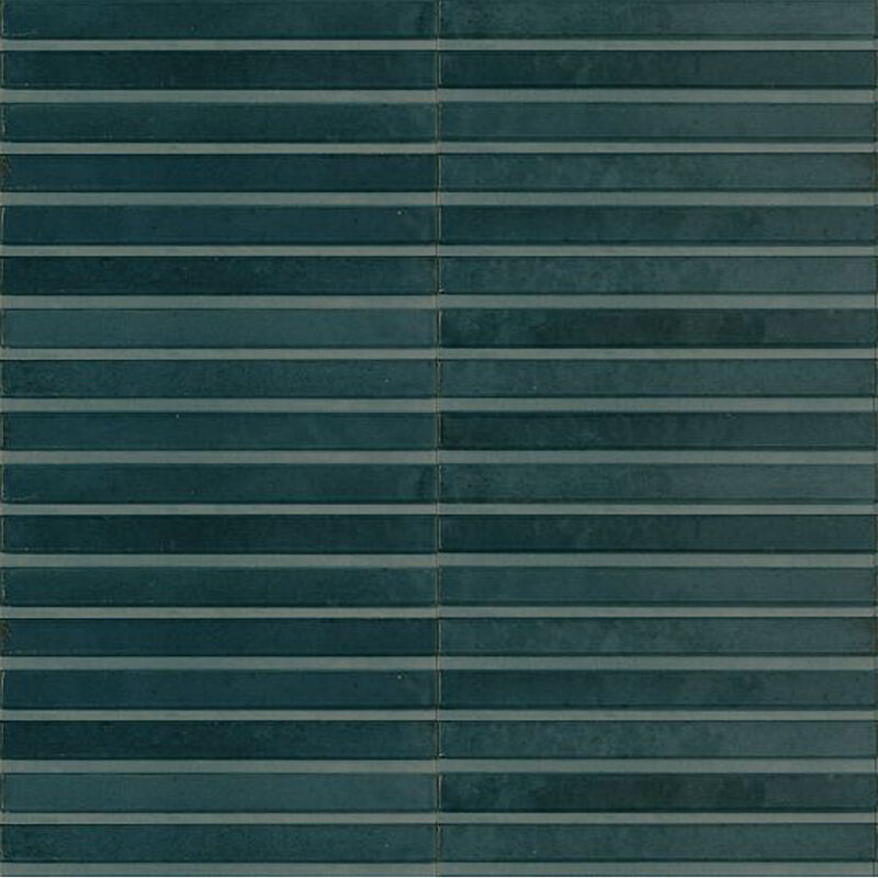 PORCELANATO ESMALTADO LUME BLUE STRUTTURA 3D RAKE LUX BRILLO 6X24 CM
