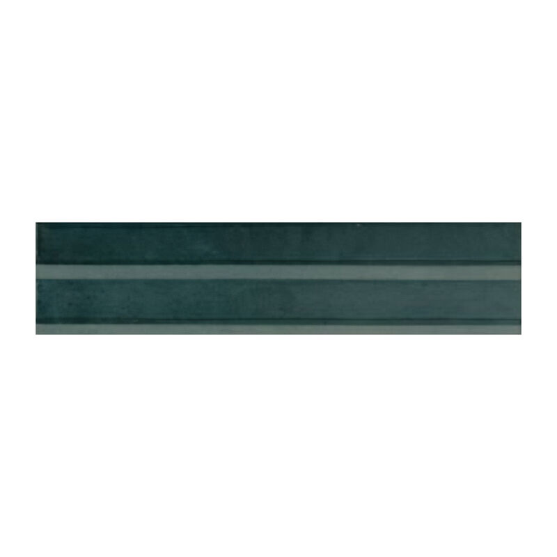 PORCELANATO ESMALTADO LUME BLUE STRUTTURA 3D RAKE LUX BRILLO 6X24 CM