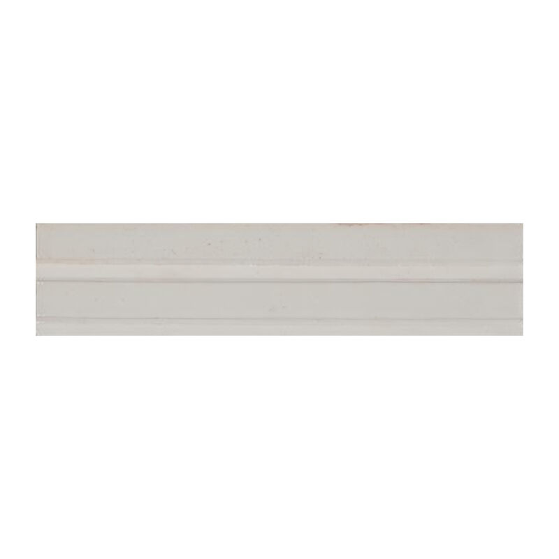 PORCELANATO ESMALTADO LUME BONE STRUTTURA 3D RAKE LUX WHITE BRILLO 6X24 CM