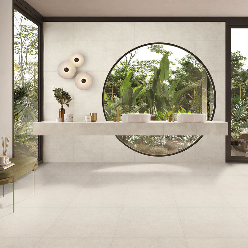 PORCELANATO NO ESMALTADO NEW ANTARES WHITE MATE 60X60 CM