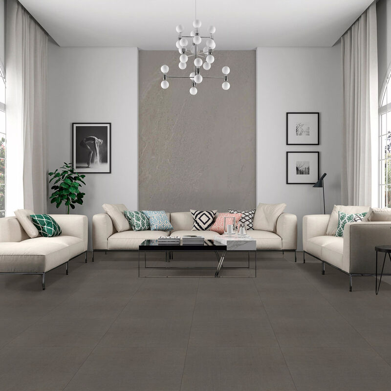 PORCELANATO NO ESMALTADO NEW ANTARES DARK GREY MATE 60X60 CM
