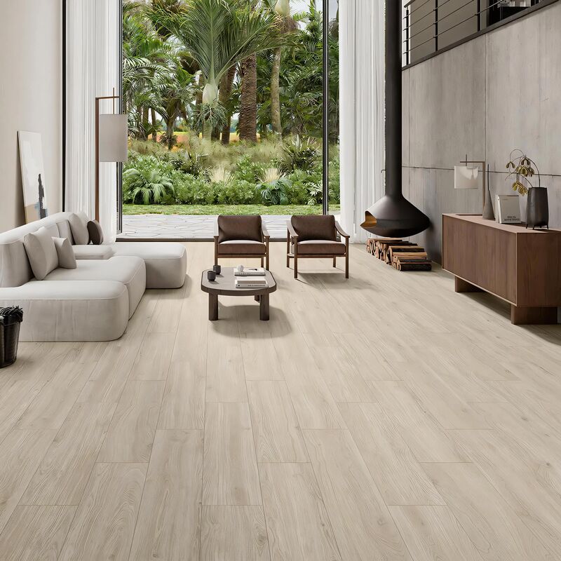 PORCELANATO ESMALTADO QUEBEC NATURAL BEIGE MATE 23X120 CM