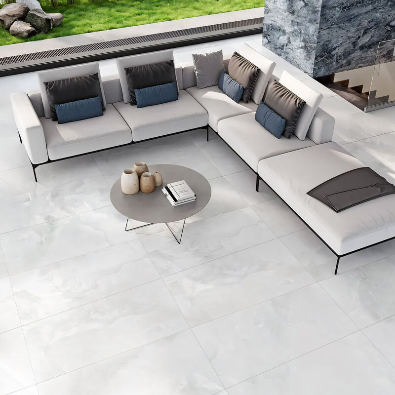 PORCELANATO ESMALTADO BIBURY WHITE MATE 60X120 CM