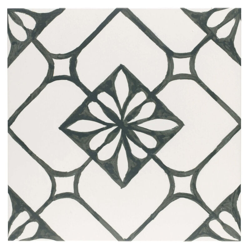 PORCELANATO ESMALTADO ASTI BLACK MATE 44X44 CM