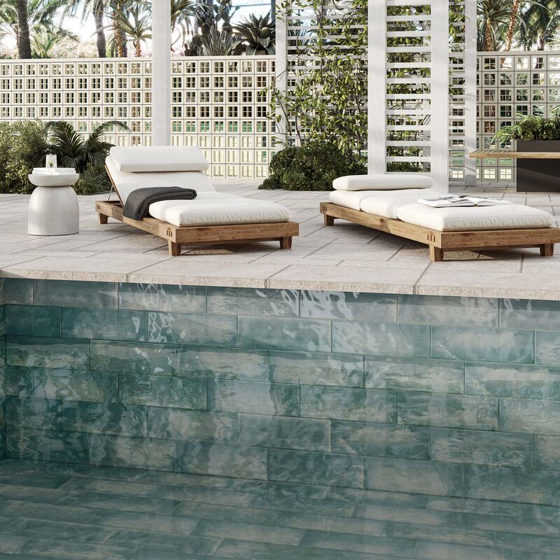 PORCELANATO ESMALTADO ZILIJ OCEAN MATE 15X45 CM