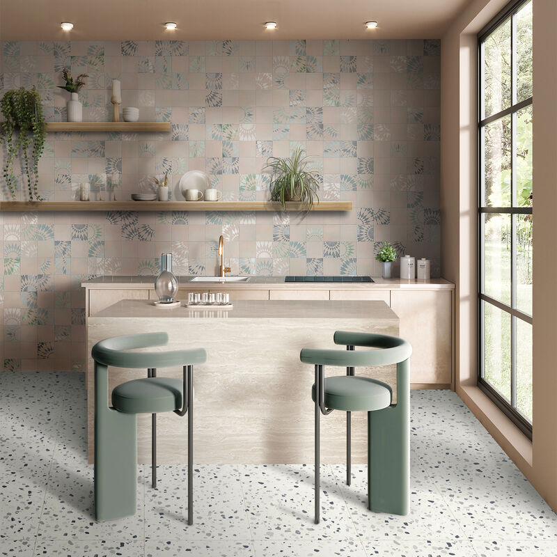 PORCELANATO ESMALTADO MEKNES ARENA MATE 15X45 CM