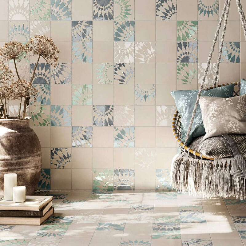 PORCELANATO ESMALTADO MEKNES ARENA MATE 15X45 CM