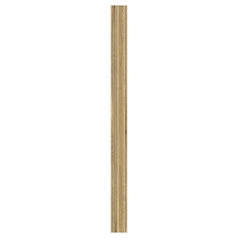 PORCELANATO ESMALTADO WOODWISE FLUTED AUBURN BEIGE MATE 120X280 CM