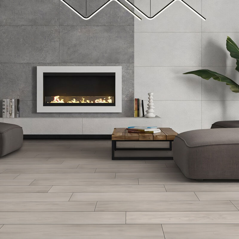 PORCELANATO ESMALTADO NIVALA HAYA MATE 20X120 CM