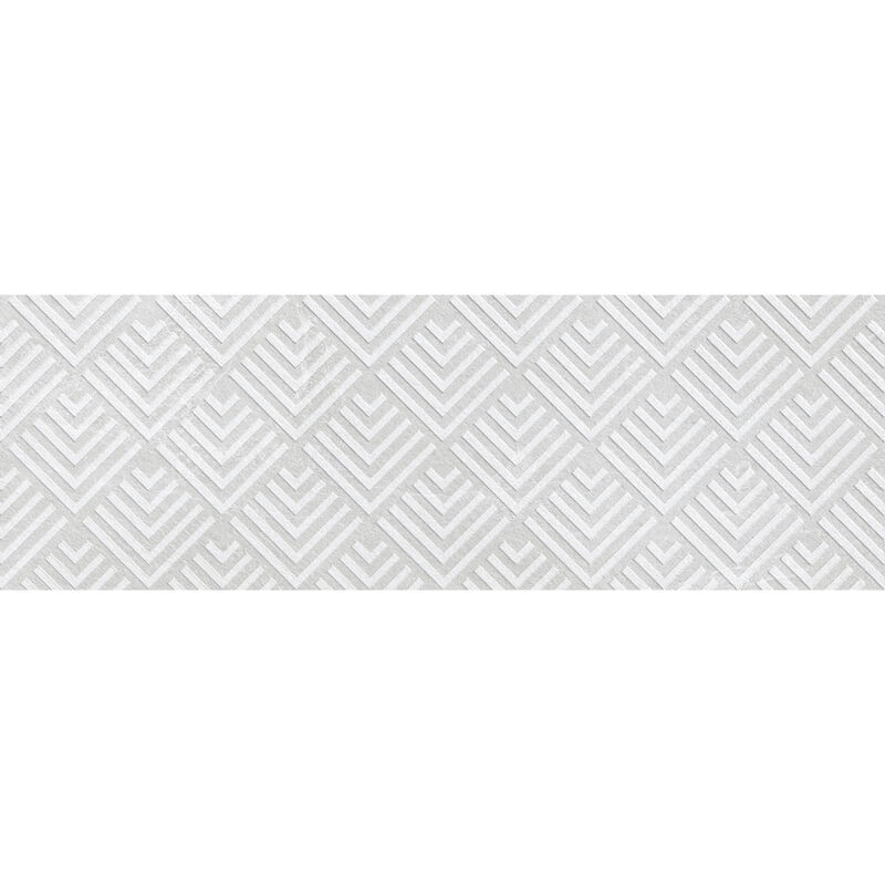 CERÁMICO ESMALTADO ORIGINS GRAPHIC WHITE MATE 29.8X90 CM