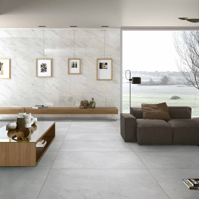 PORCELANATO NO ESMALTADO ORIGINS WHITE MATE 60X120 CM