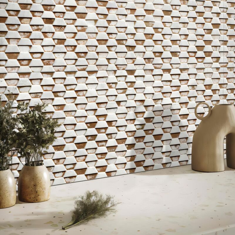 PORCELANATO ESMALTADO STEEL WHITE STAMPING MATE 50X100 CM
