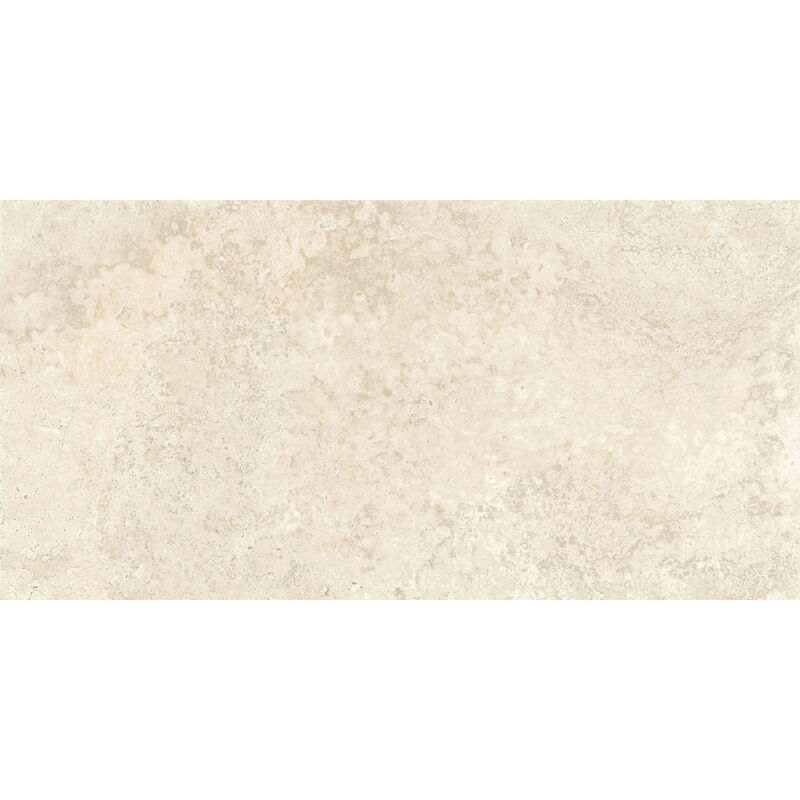 PORCELANATO NO ESMALTADO TRAVERTINI BIANCO CROSS CUT MATE 60X120 CM
