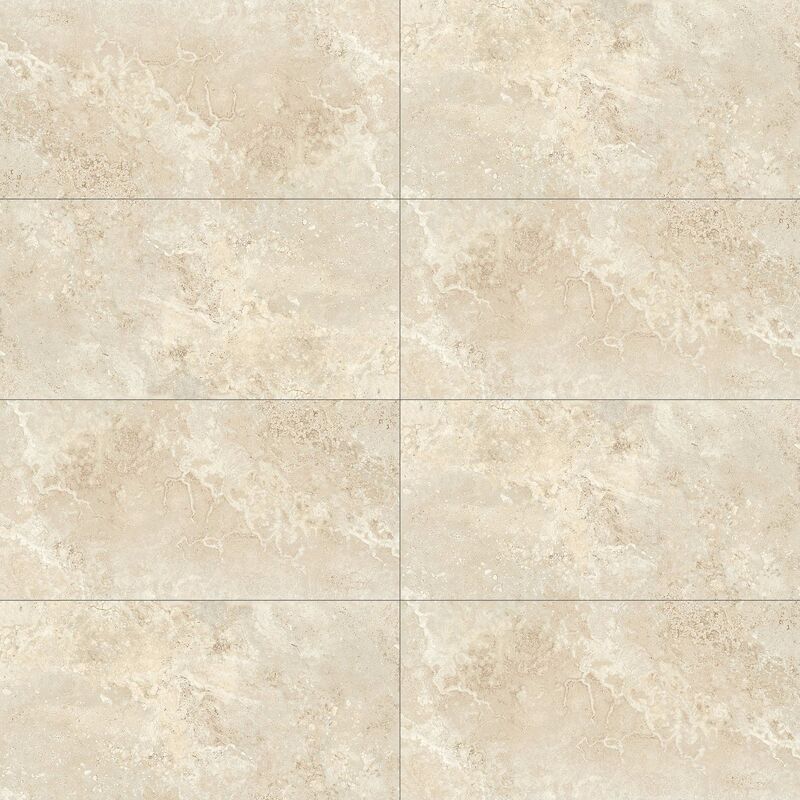 PORCELANATO NO ESMALTADO TRAVERTINI BEIGE CROSS CUT MATE 60X120 CM