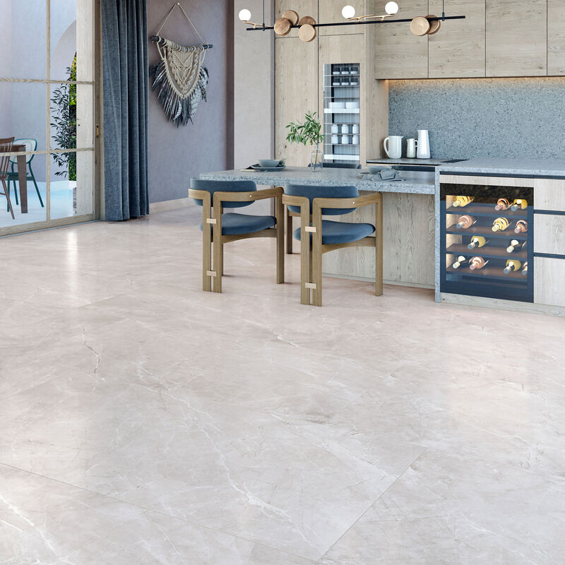 PORCELANATO ESMALTADO CATALIA LIGHT GRAY ZC17 MATE 80X160 CM
