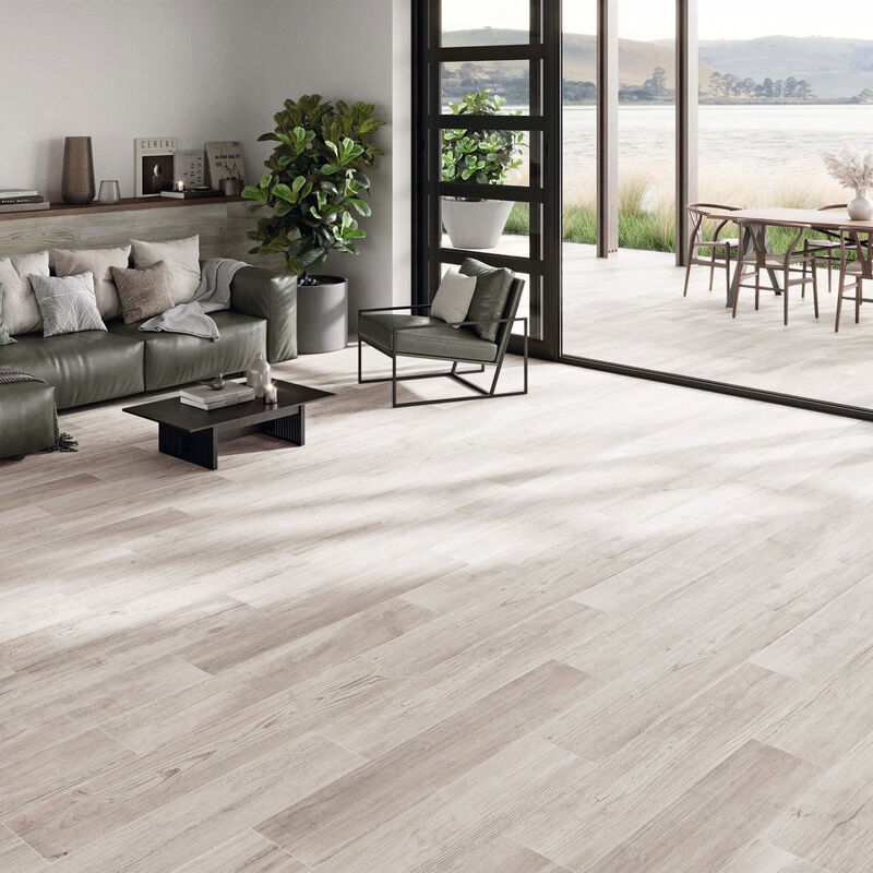 PORCELANATO ESMALTADO OAKLAND GREY MATE 19.2X120 CM