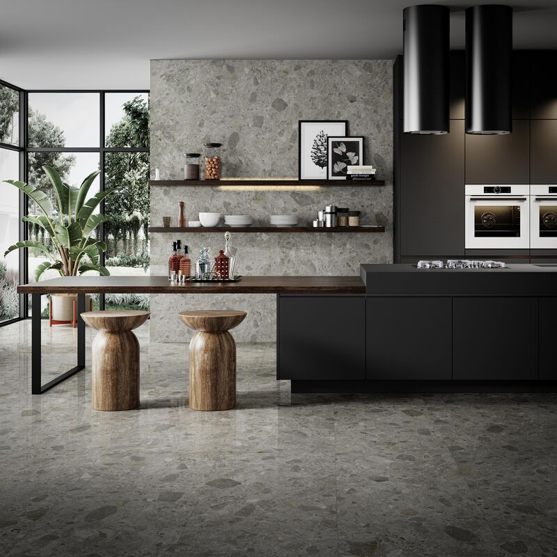 PORCELANATO ESMALTADO TERRASTONE GREY MATE 60X60 CM
