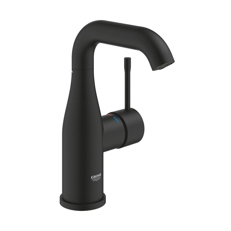 MONOMANDO MEZCLADOR LAVATORIO BAJA ESSENCE M PHANTOM BLACK (INCLUYE DESAGUE)