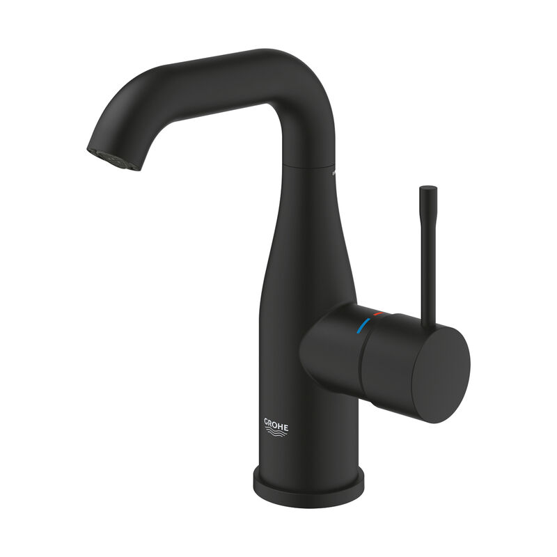 MONOMANDO MEZCLADOR LAVATORIO BAJA ESSENCE M PHANTOM BLACK (INCLUYE DESAGUE)