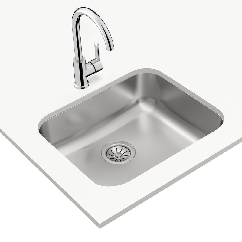 LAVADERO DE SOBREPONER BE 50.40 MAX 1 POZA 43X53 CM