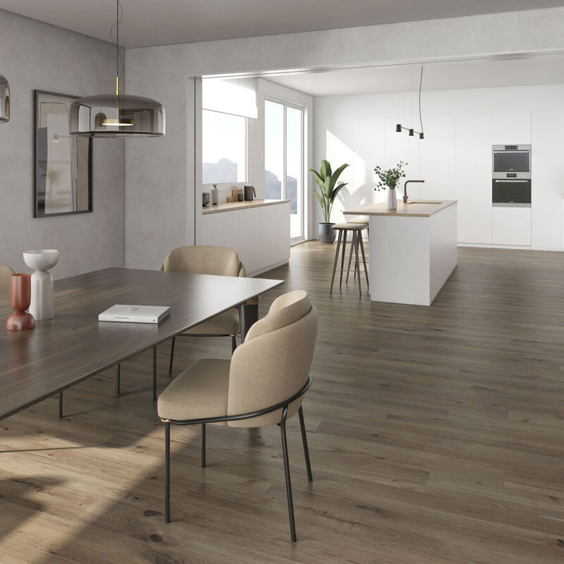 PORCELANATO NO ESMALTADO GROVE BROWN MATE 19.5X120 CM