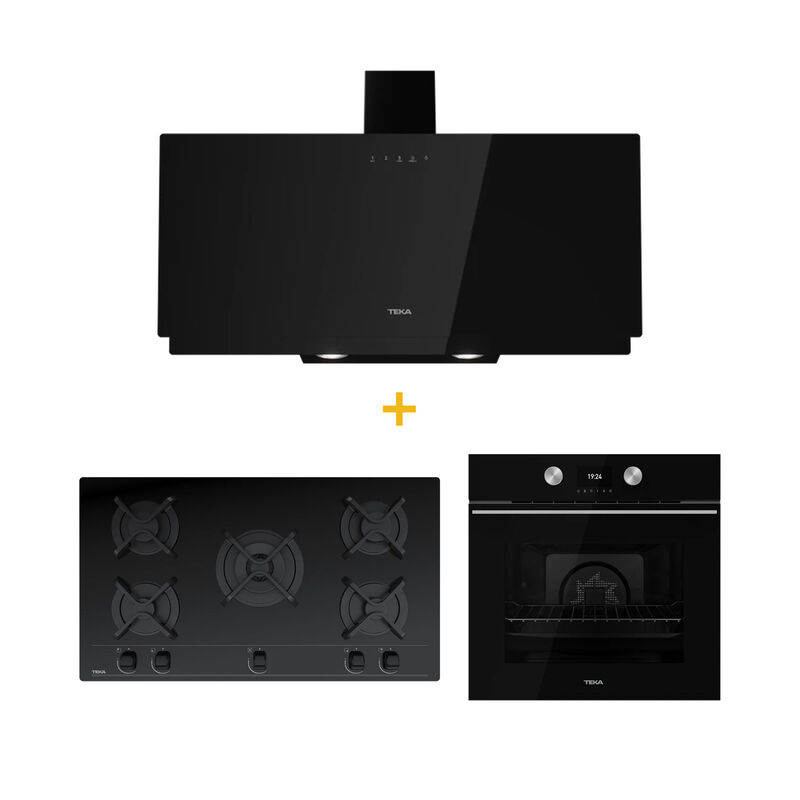 COMBO DE COCINA GBC-95030KB+HLB-8600BK+DVN 97050TTC BK