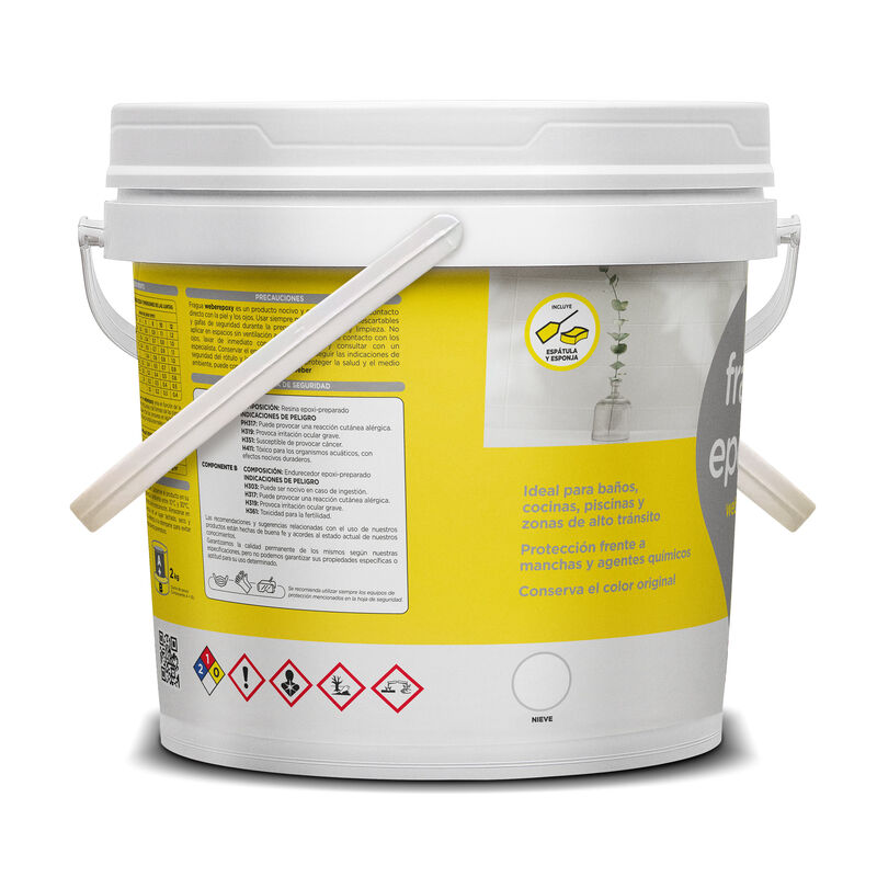 FRAGUA EPÓXICA NIEVE (BALDE 2 KG)