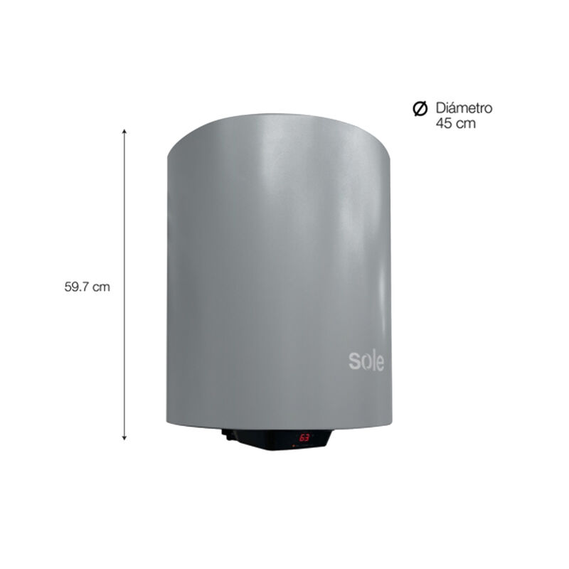 TERMA ELÉCTRICA GENIUS WIFI 55 LITROS 47.5X59.7 CM