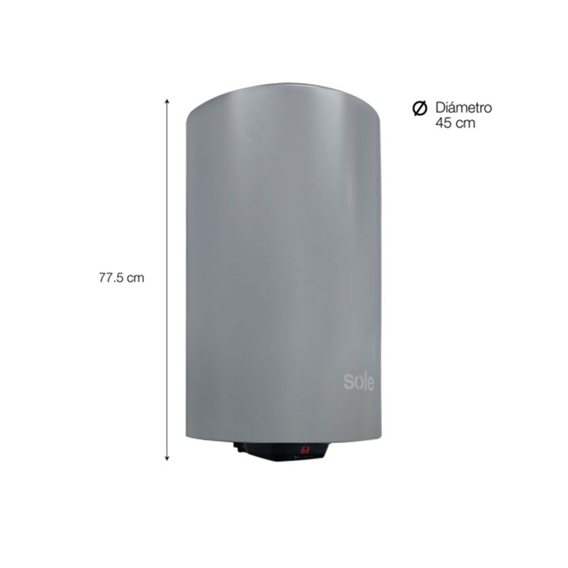 TERMA ELÉCTRICA GENIUS WIFI 80 LITROS 47.5X77.5 CM