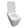 INODORO SUSPENDIDO NEW CUBE BLANCO - ARO CUADRADO 56X36X32 CM
