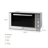 HORNO ELÉCTRICO SOLHO011 90 CM 90X60X48 CM SOLE - CHINA