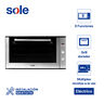 HORNO ELÉCTRICO SOLHO011 90 CM 90X60X48 CM SOLE - CHINA