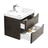 MUEBLE CON LAVATORIO PARA GRIFERIA BAJA SMILE ROSE WOOD 60X42X45 CM