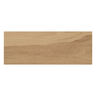 SEMIGRES ESMALTADO FORT WOOD BROWN MATE 18X50 CM