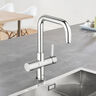 GROHE GRIFERÍA MONOCOMANDO DE COCINA GROHE BLUE CROMO