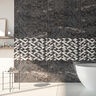 CERÁMICO ESMALTADO TREZIA BLACK BRILLO 30X90 CM